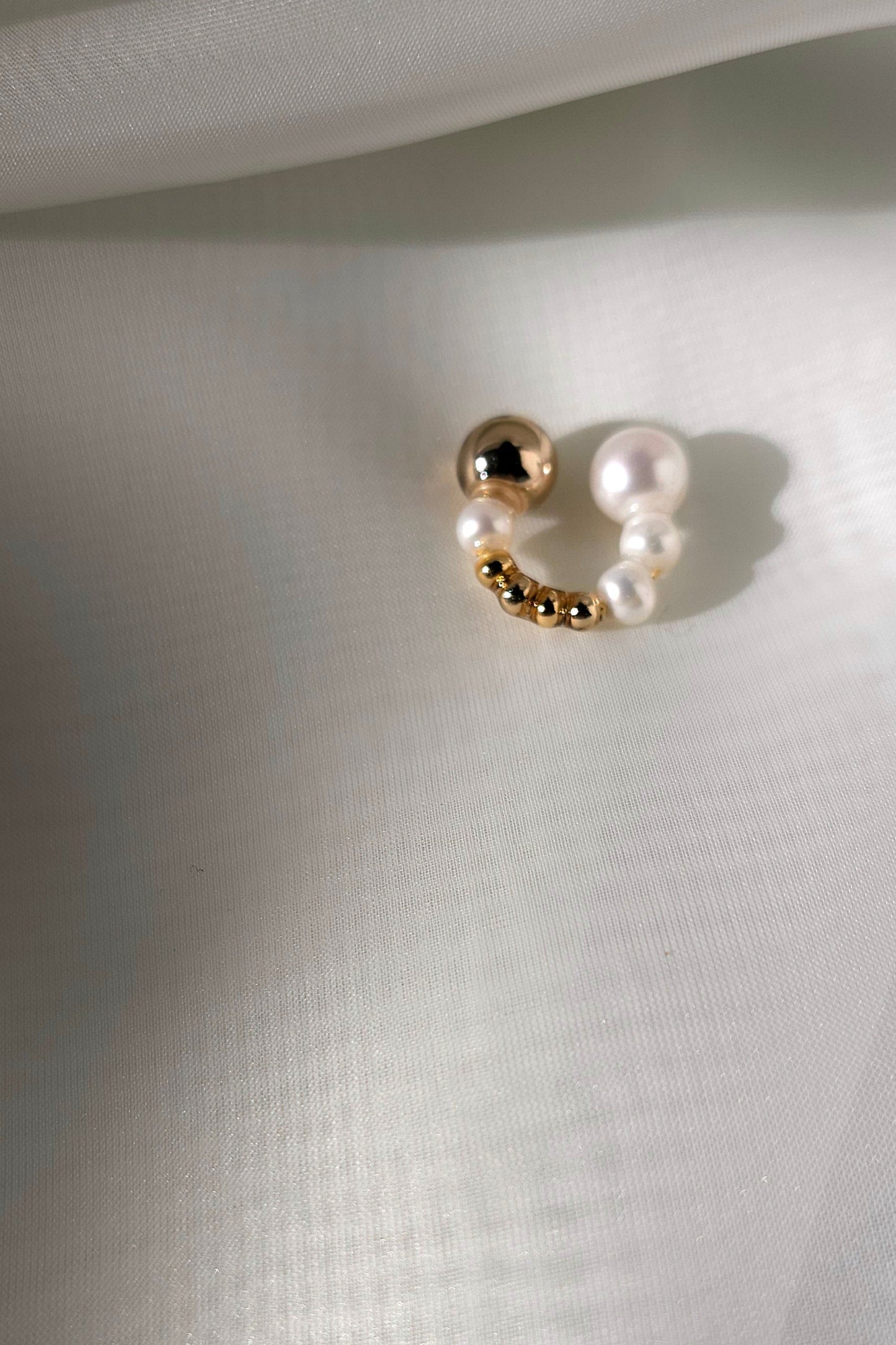 RYU - gold / reversible ear cuff