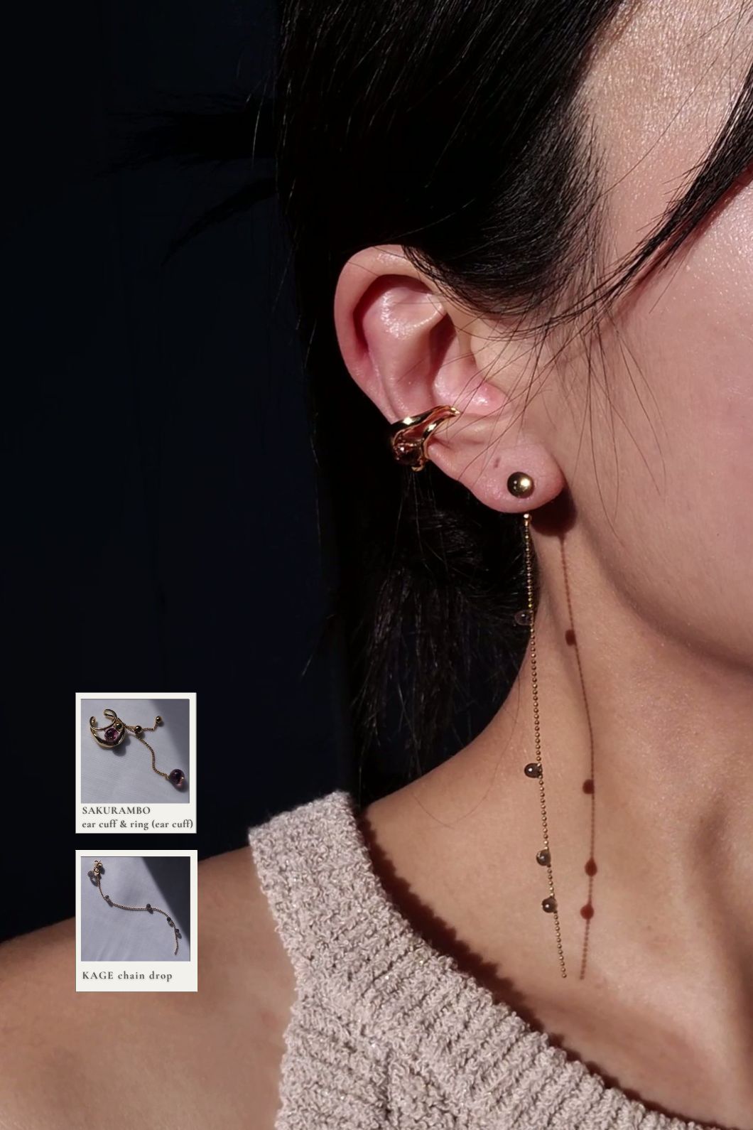 SAKURAMBO / ear cuff & ring