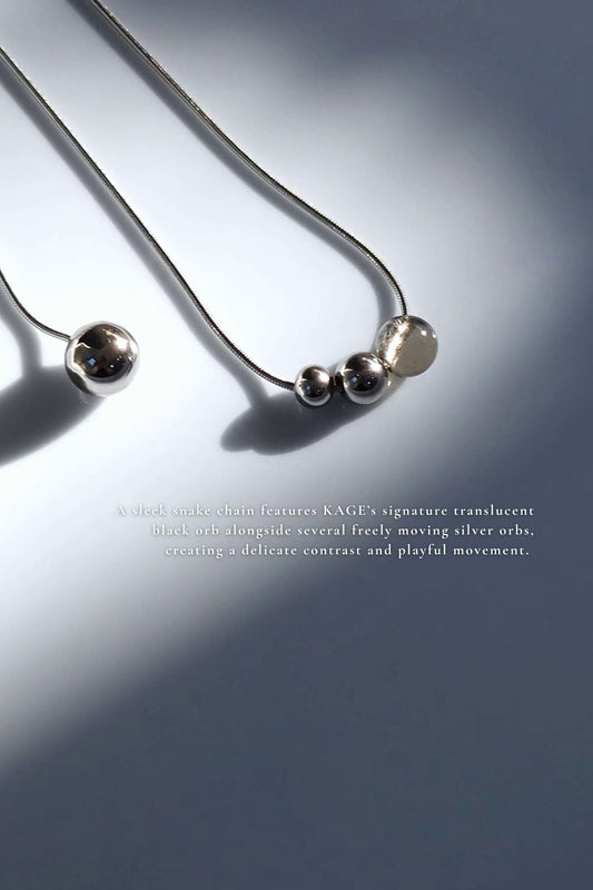 KAGE silver / multiway necklace