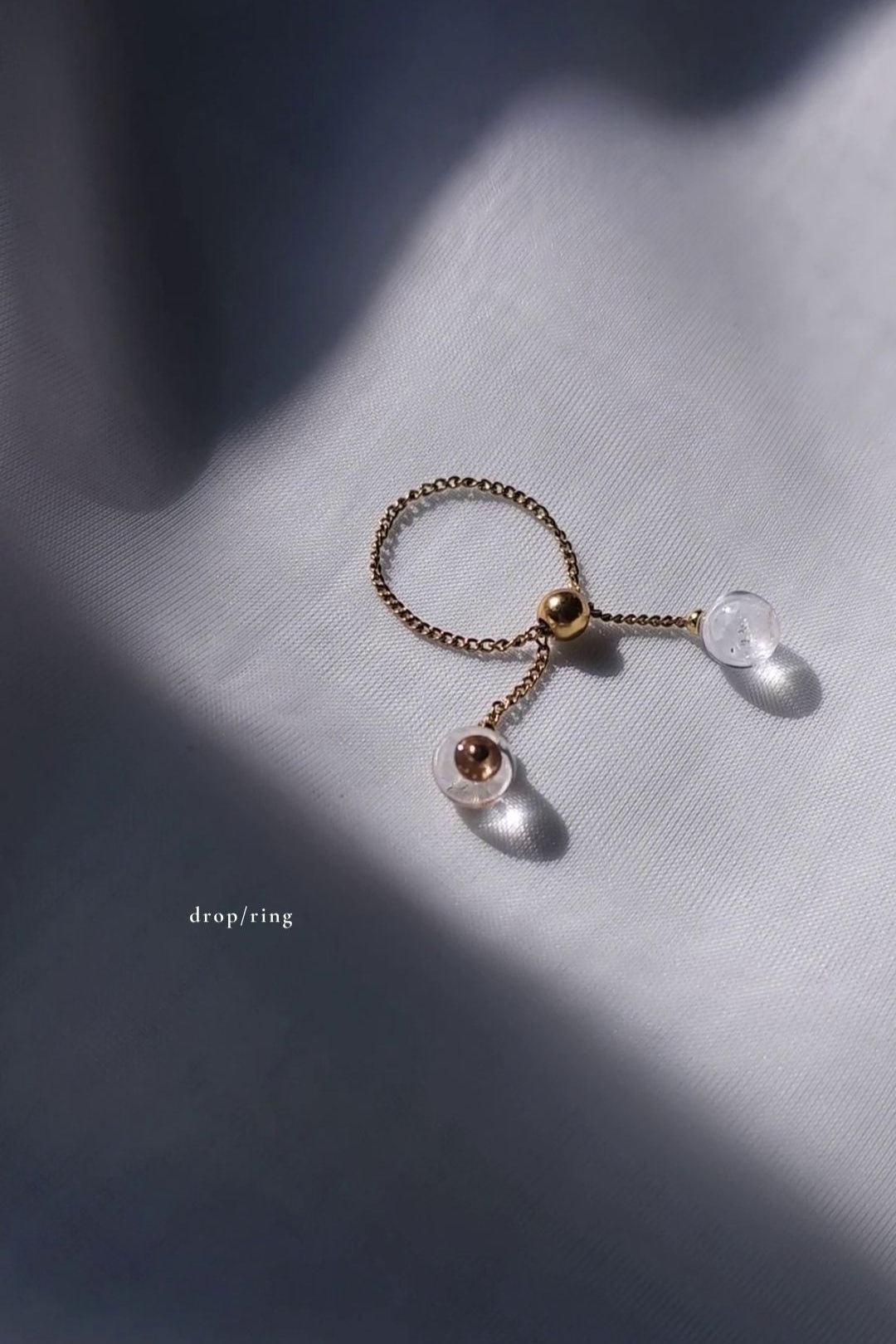 REI gold / multiway ear cuff & ring