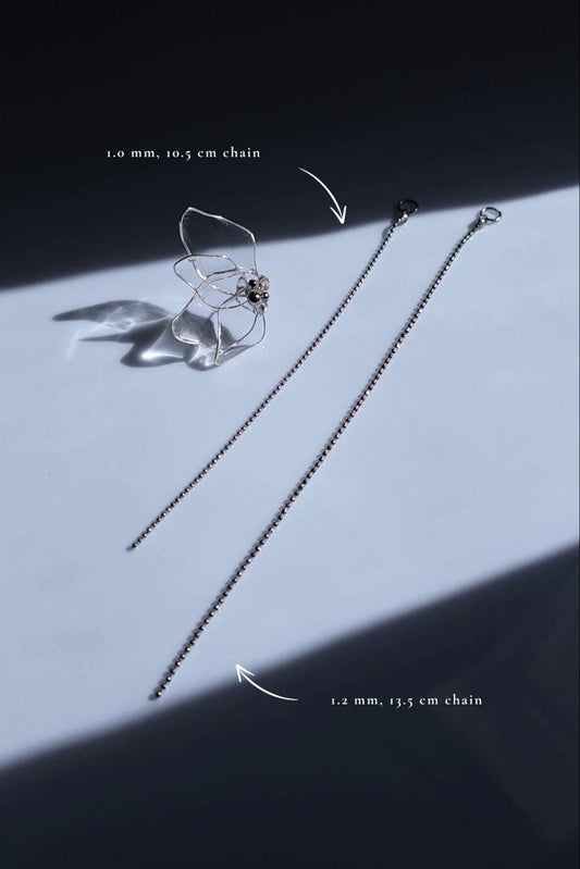 MEIKA - silver / multiway chain drop