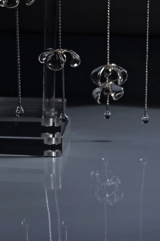 MEIKA - silver / multiway long drop