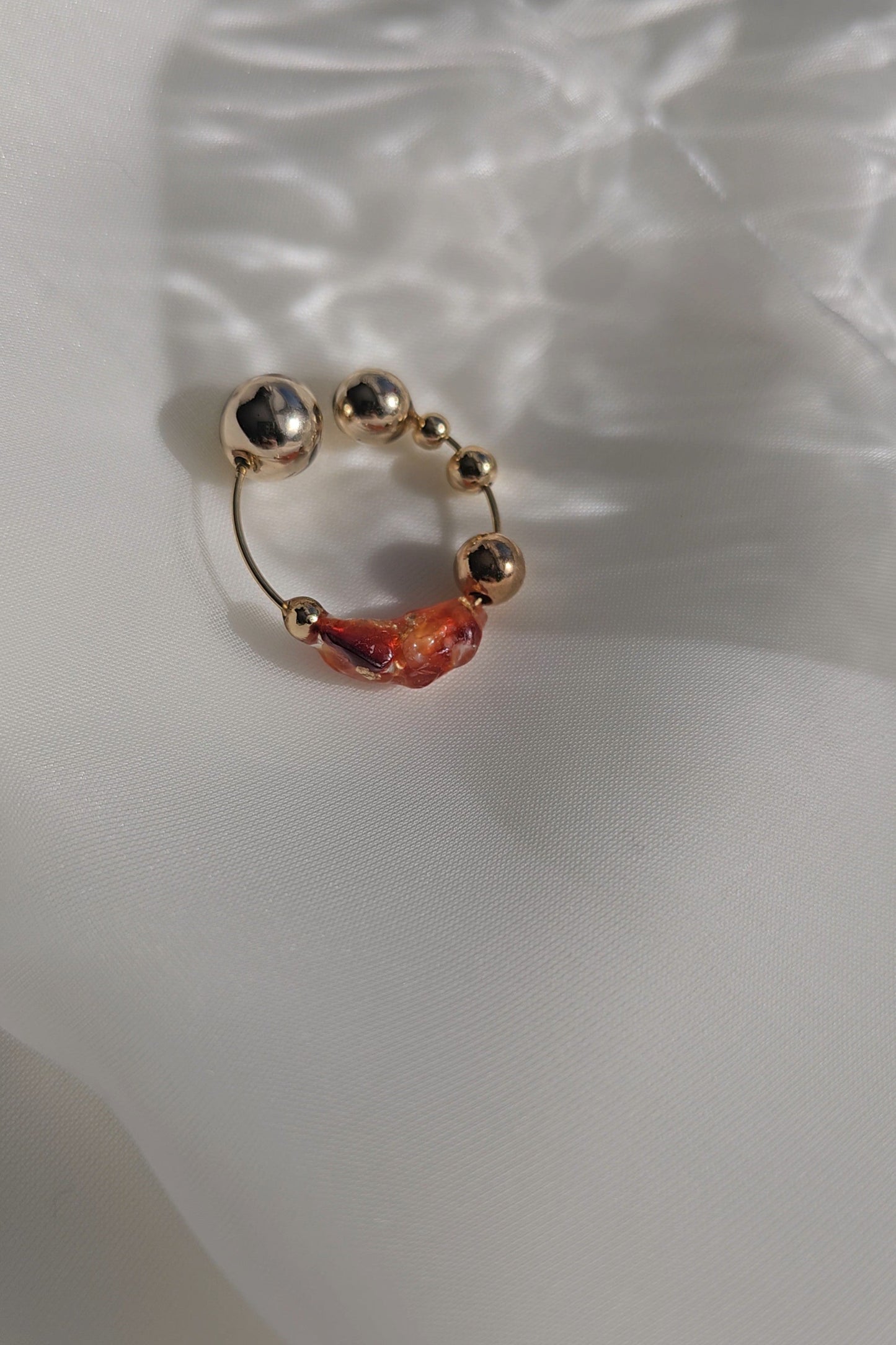 KOORI - carnelian / multiway ring & ear cuff