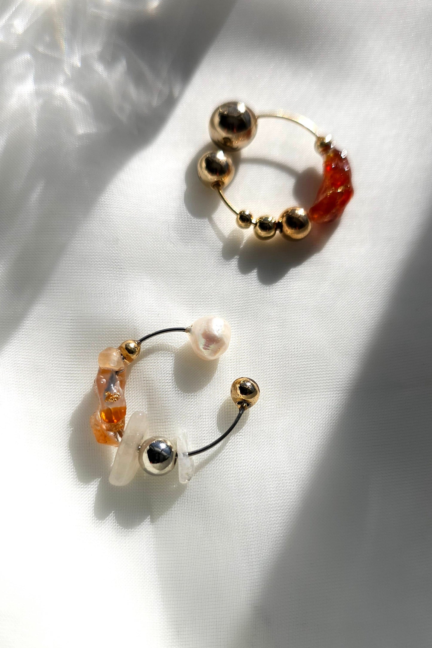 KOORI - orange / multiway ring & ear cuff