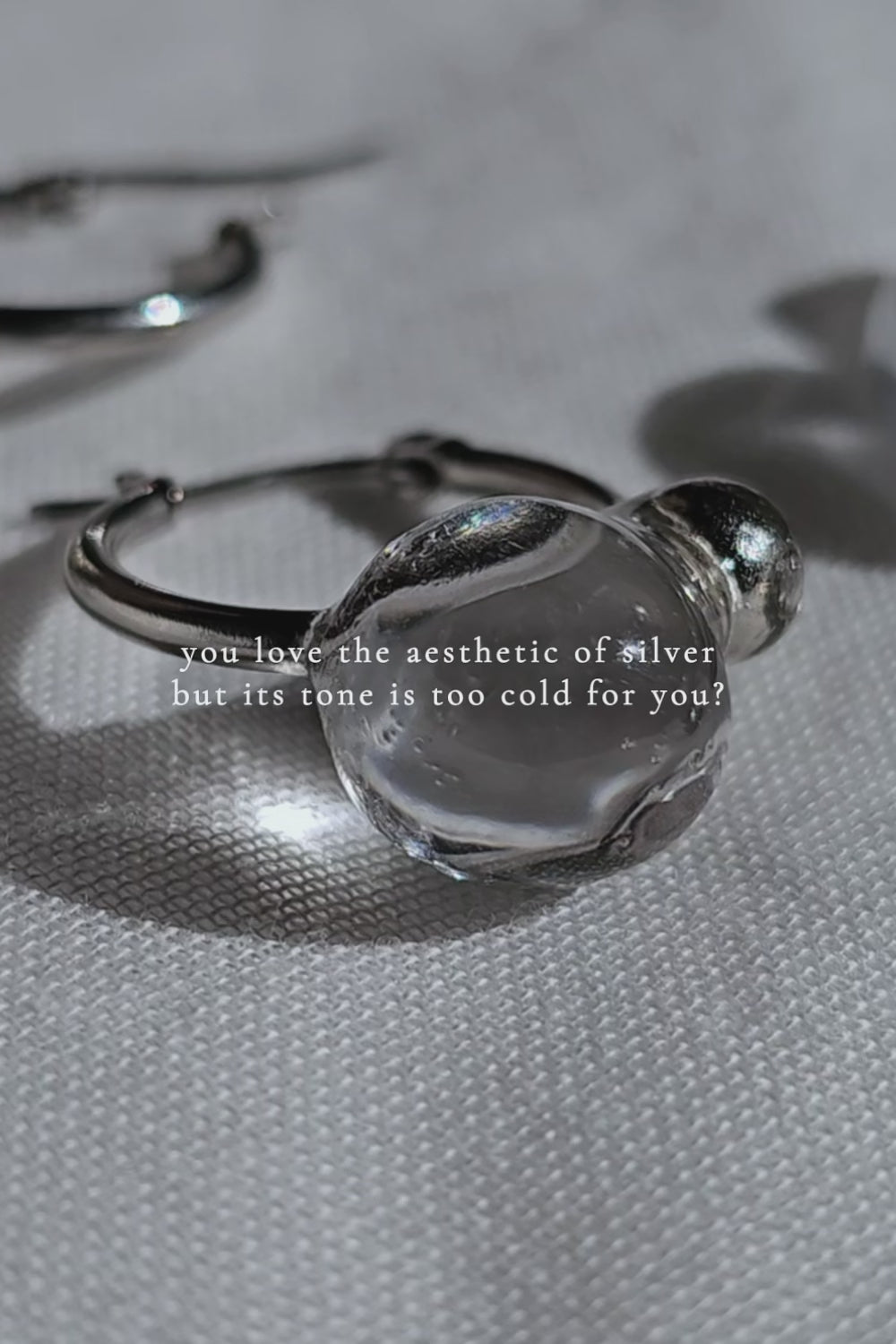 silver and clear earrings and rings mix and match styling idea video