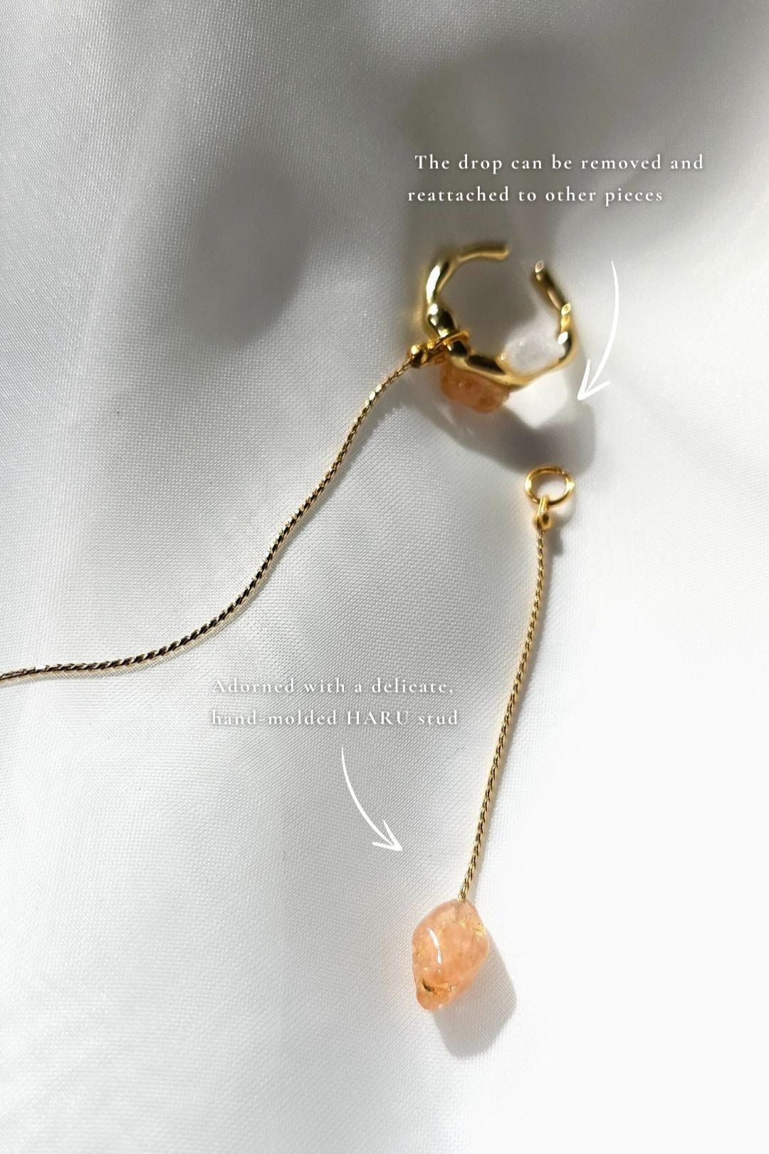 HARU / chain ear cuff