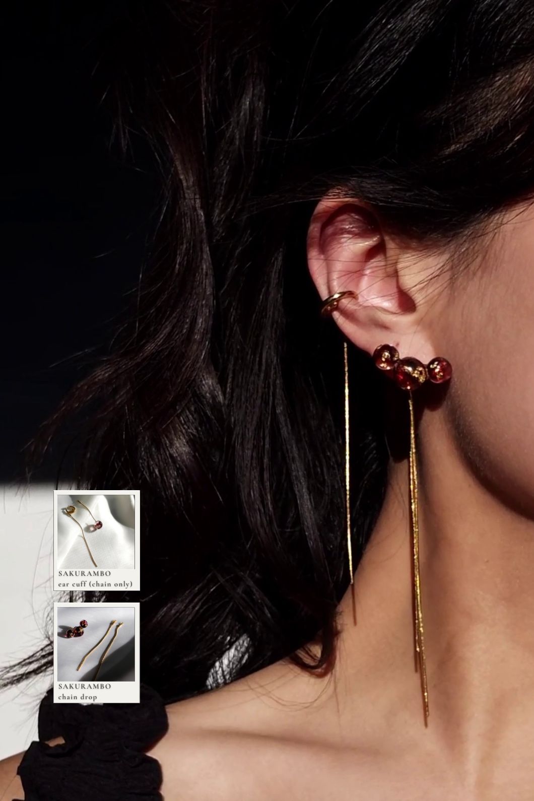 SAKURAMBO / chain ear cuff