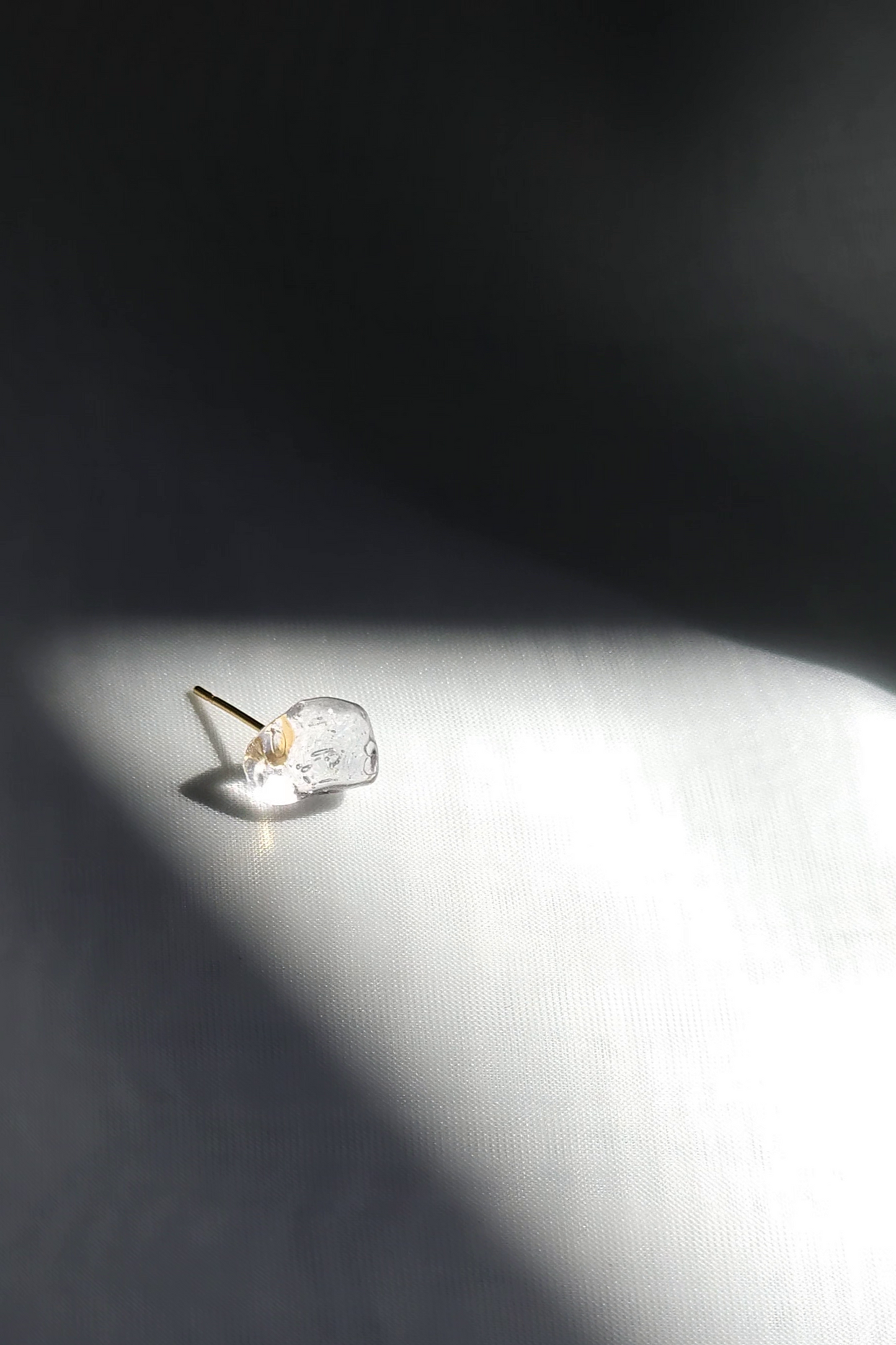 convertible earring ice like stud part