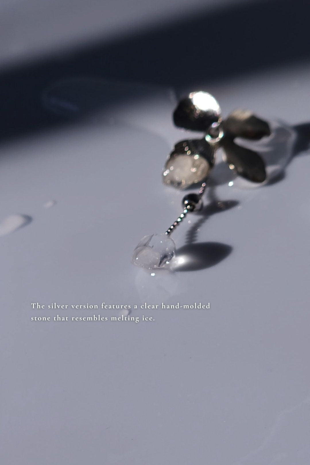 SHITATARI - silver / multiway short drop