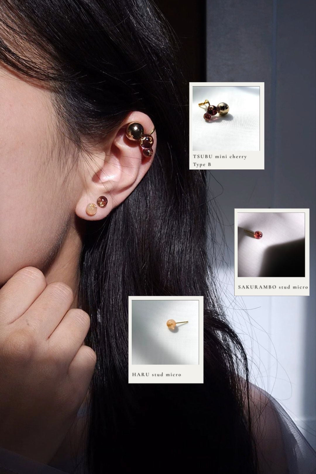 HARU / stud micro (6mm)
