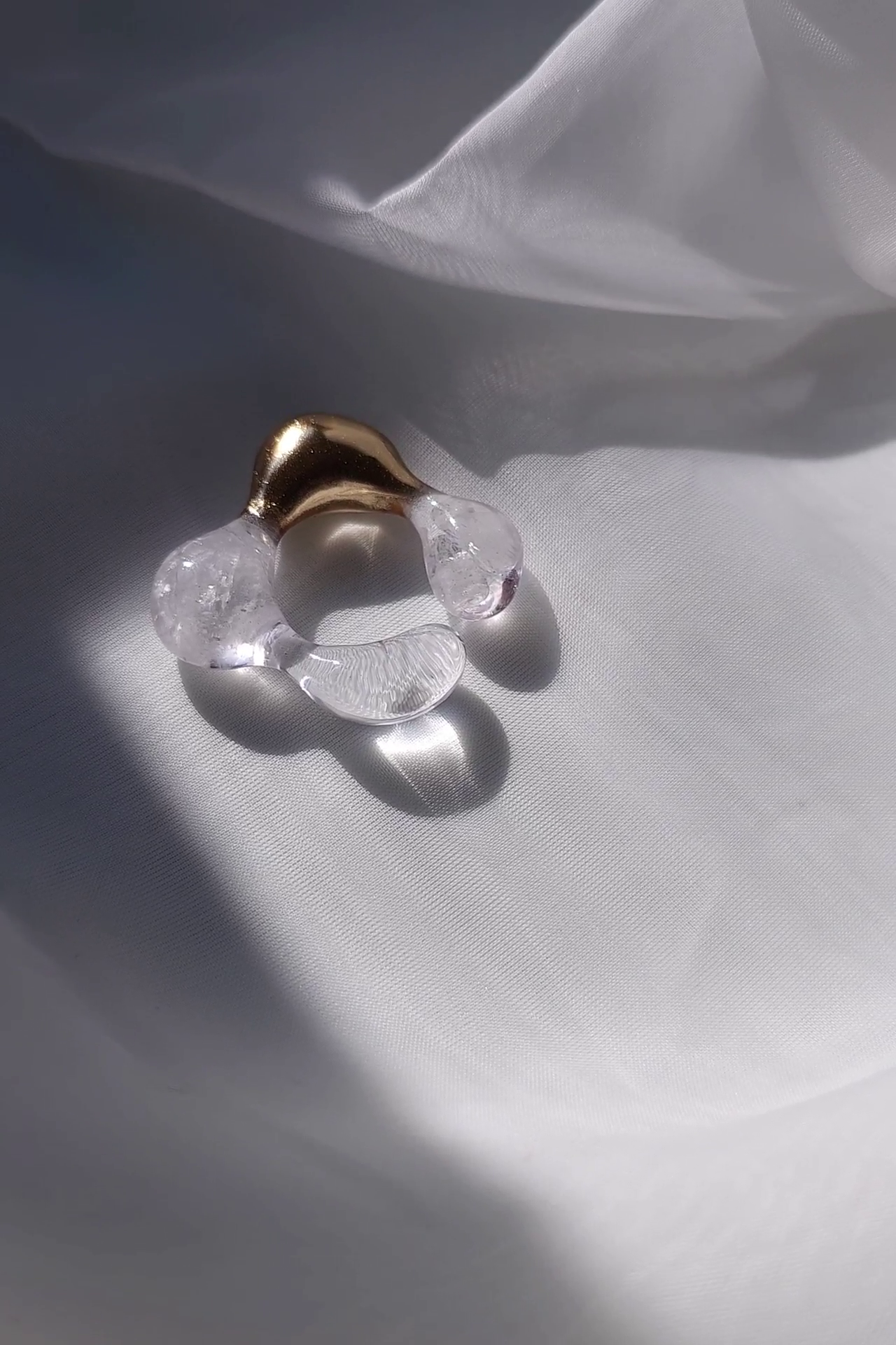 REI gold / multiway square ring