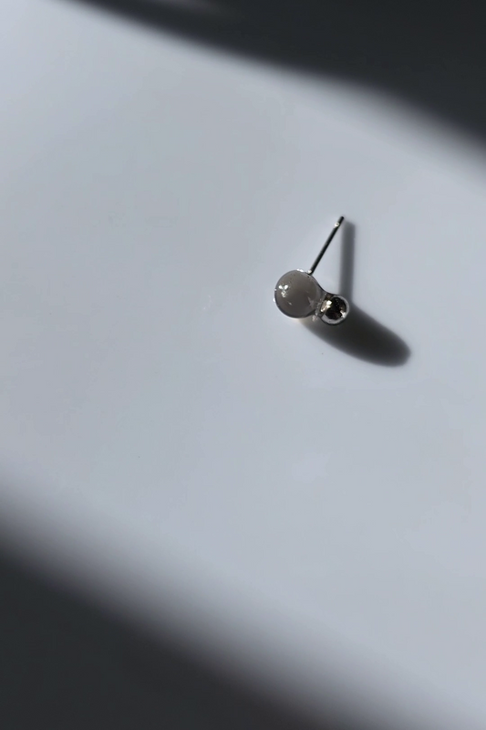 KAGE silver / multiway short drop