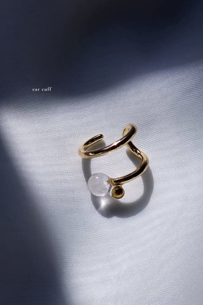 REI gold / multiway ear cuff & ring