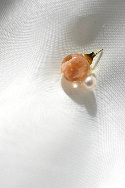 HARU / pearl stud