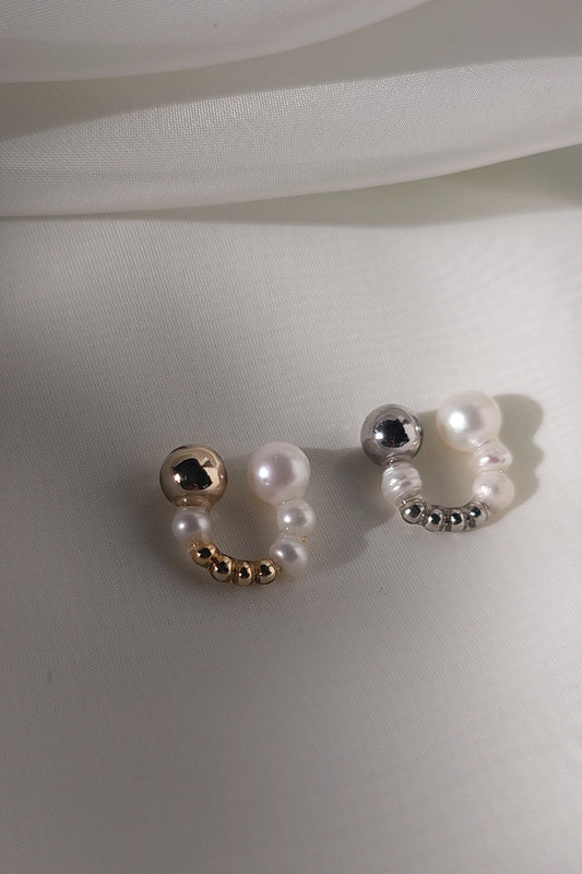 RYU - gold / reversible ear cuff