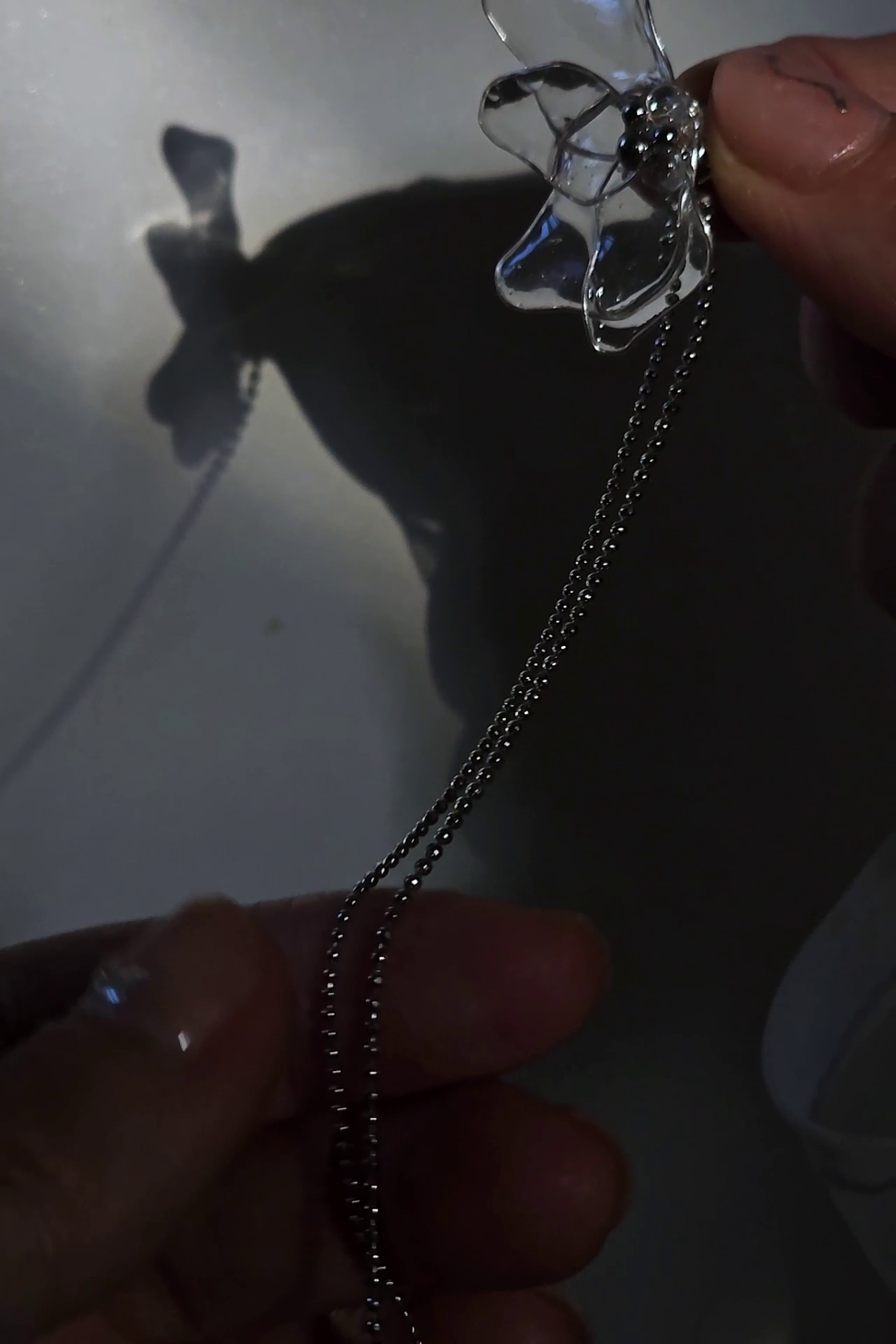 MEIKA - silver / multiway chain drop
