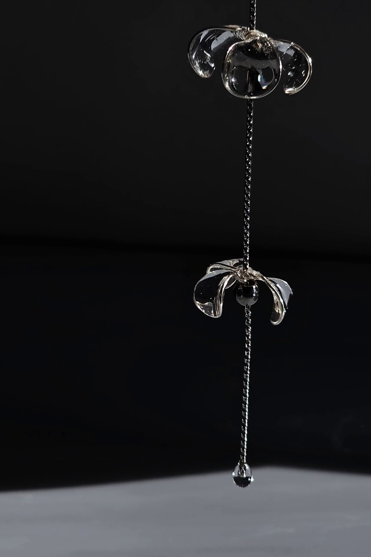 MEIKA - silver / multiway long drop