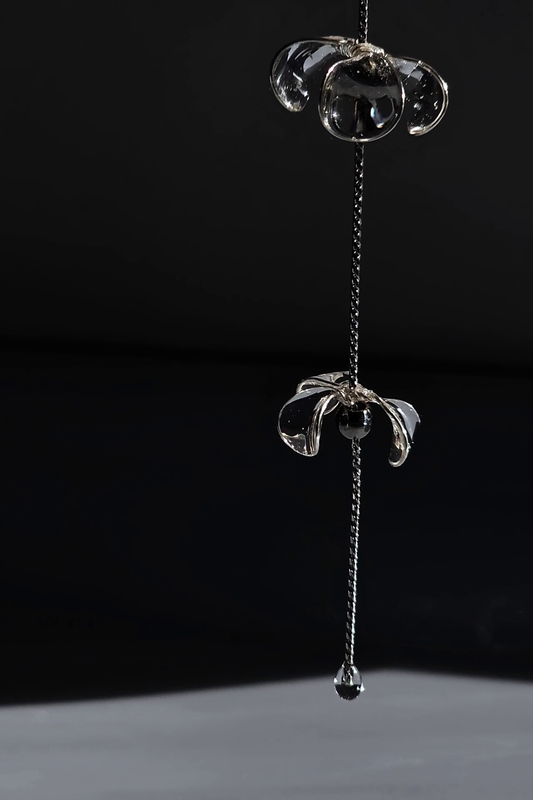 MEIKA - silver / multiway long drop