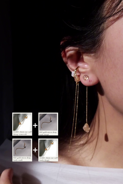 HARU / chain ear cuff