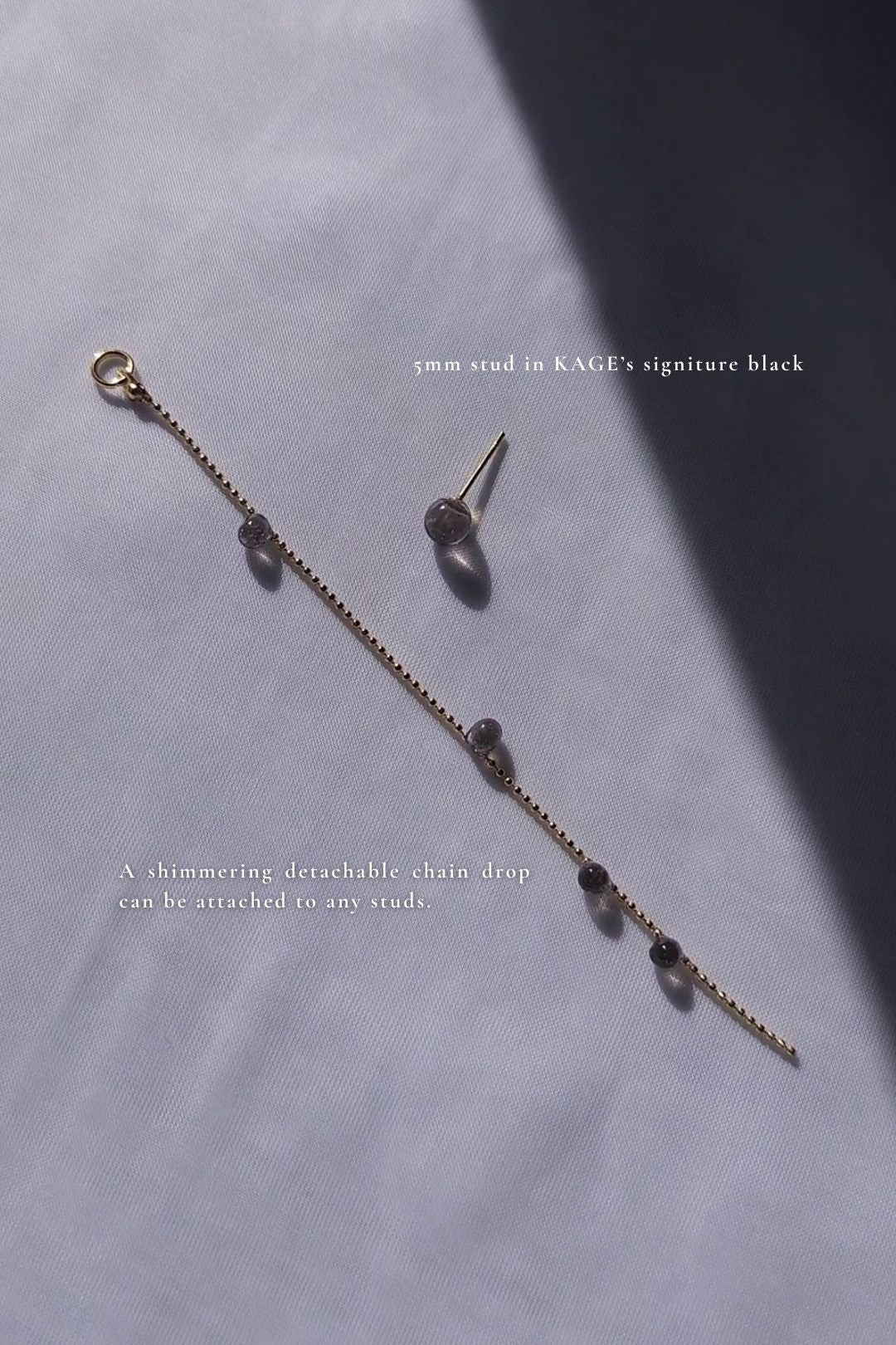 KAGE gold / chain drop