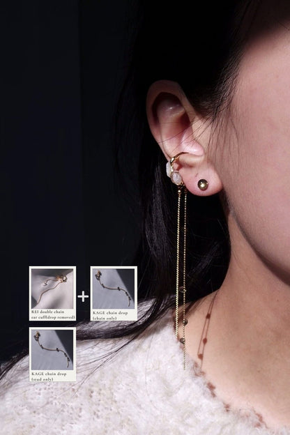 KAGE gold / chain drop