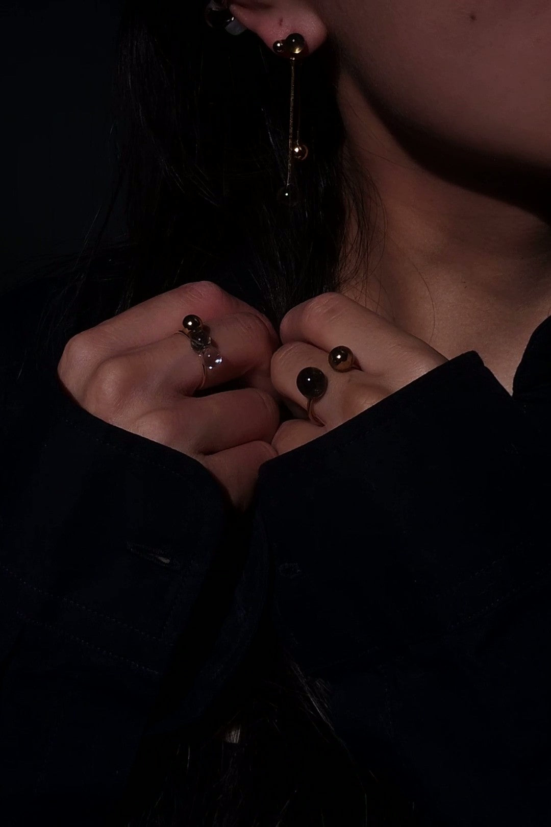 KAGE gold / open ring