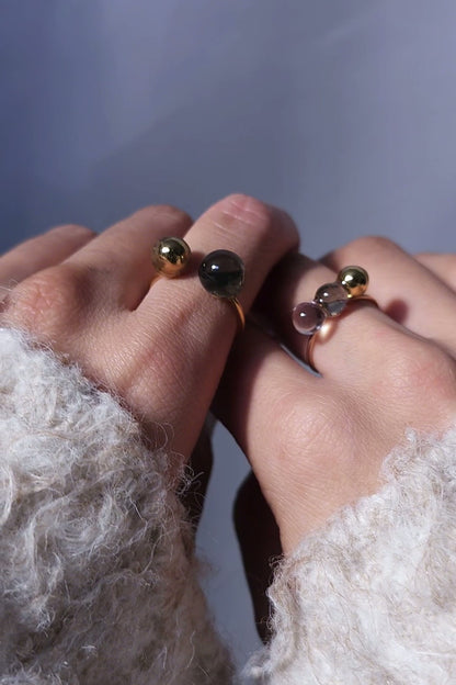 KAGE gold / open ring