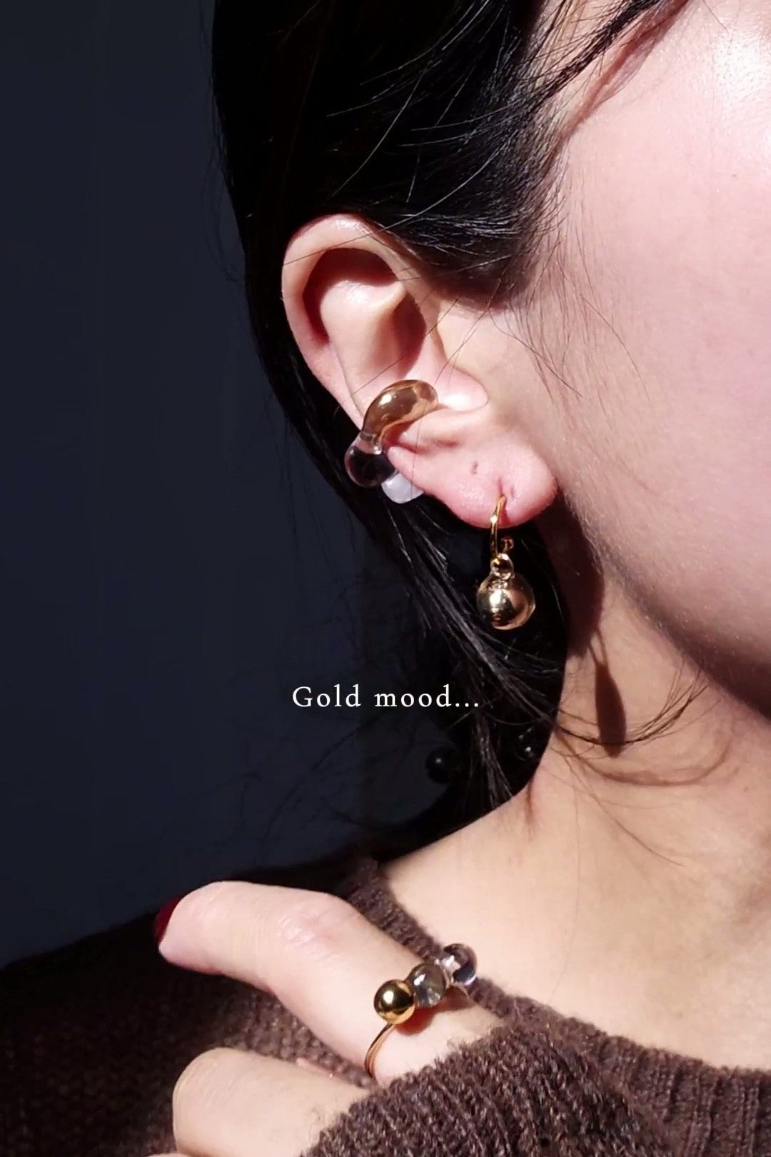 KAGE gold / hoop