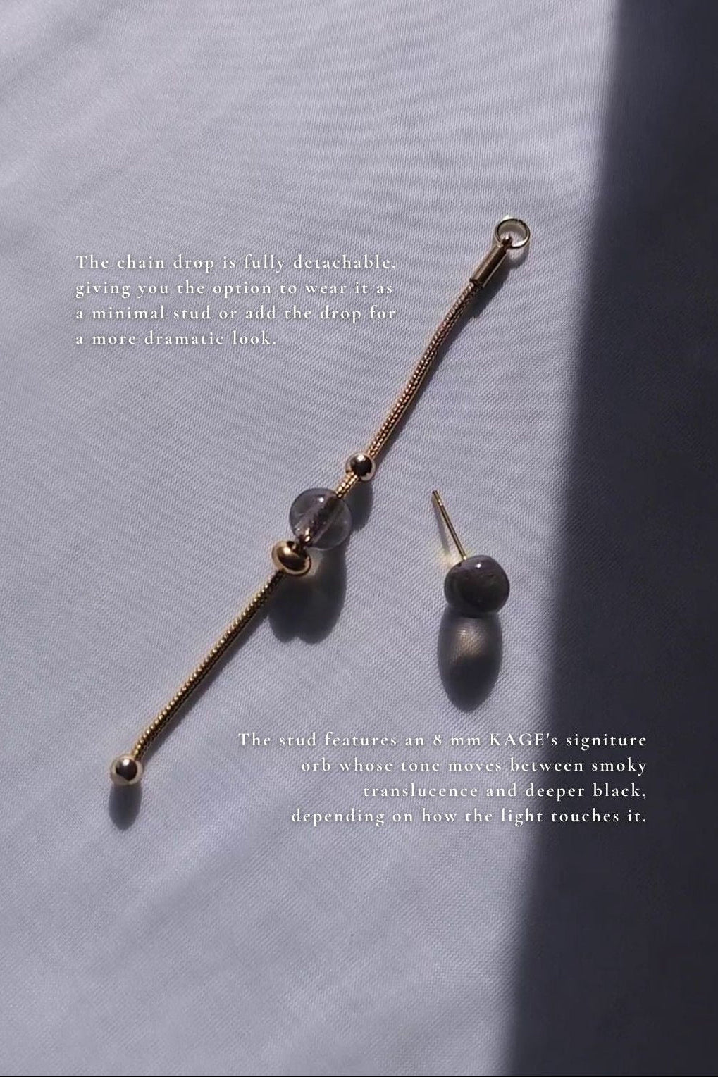 KAGE gold / multiway long drop