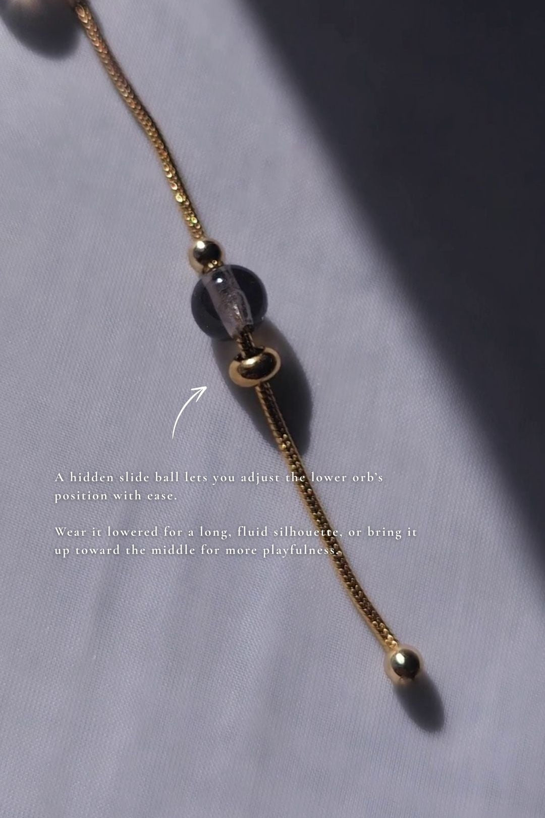 KAGE gold / multiway long drop