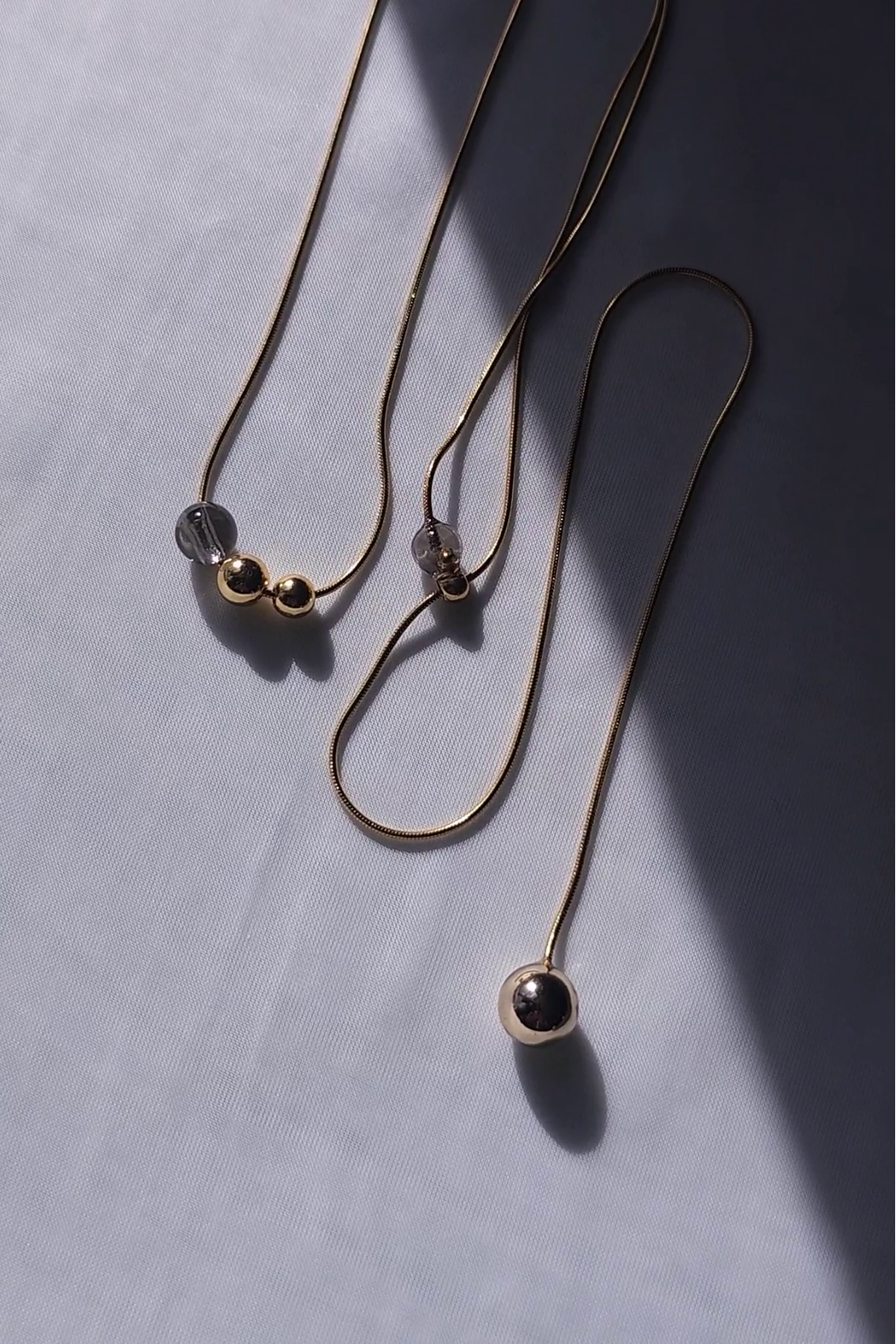 KAGE gold / multiway necklace