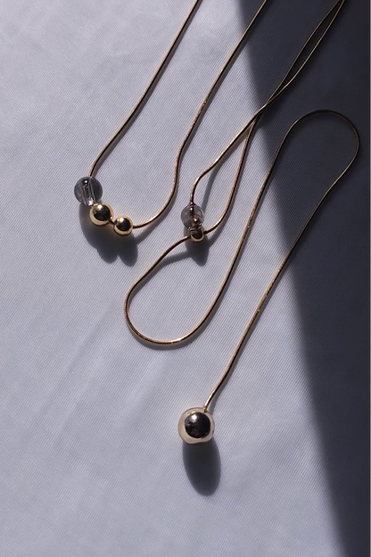 KAGE gold / multiway necklace