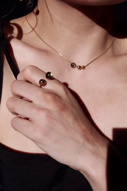 KAGE gold / open ring