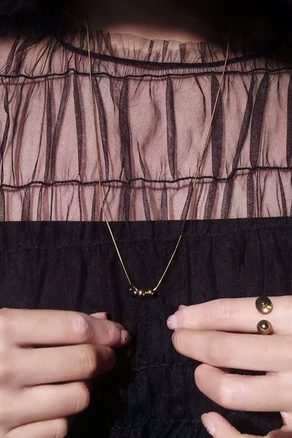 KAGE gold / multiway necklace