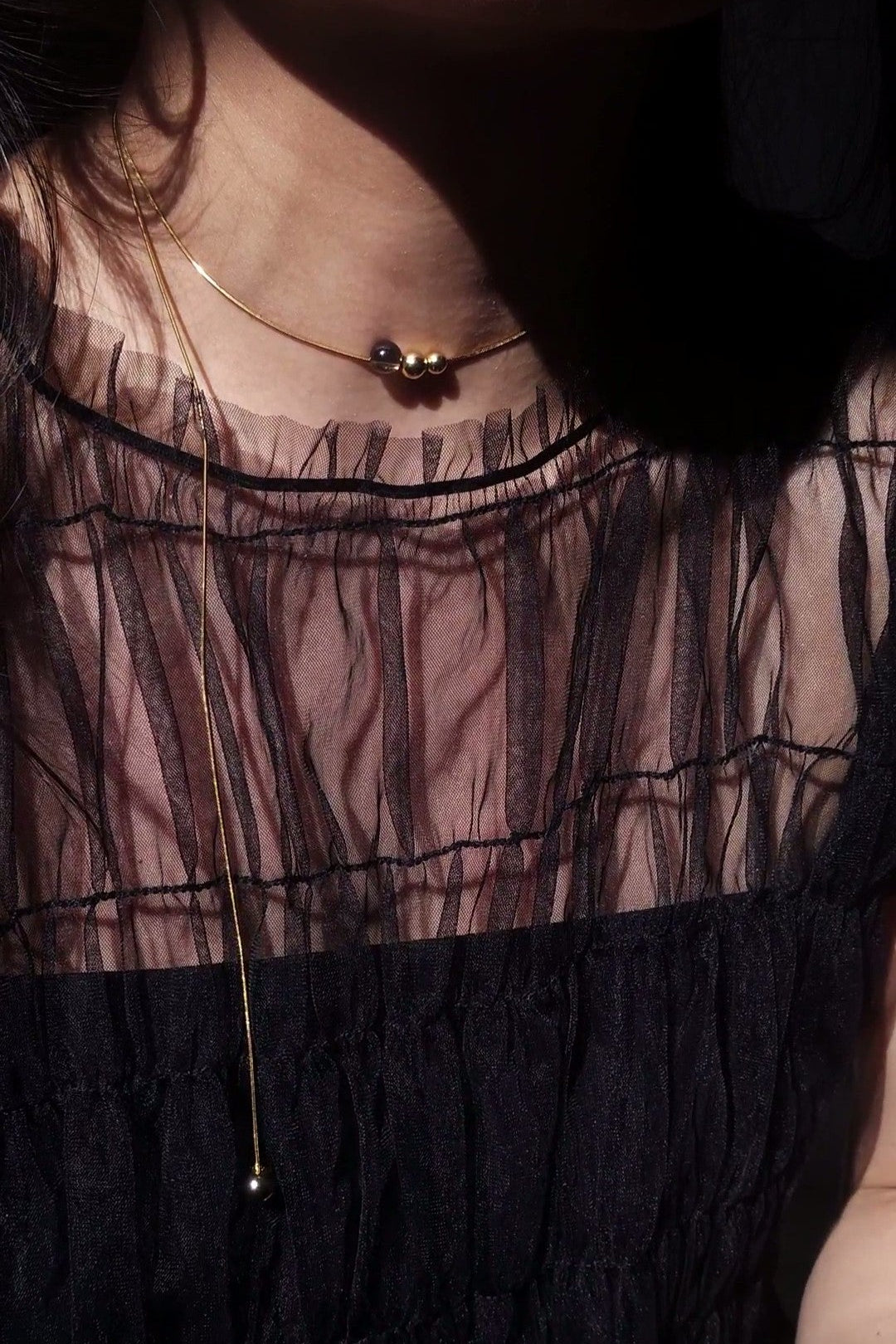 KAGE gold / multiway necklace