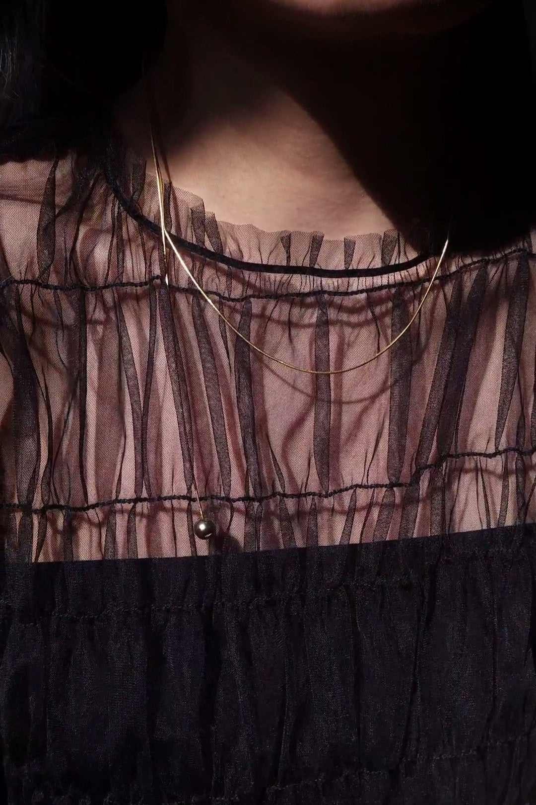 KAGE gold / multiway necklace