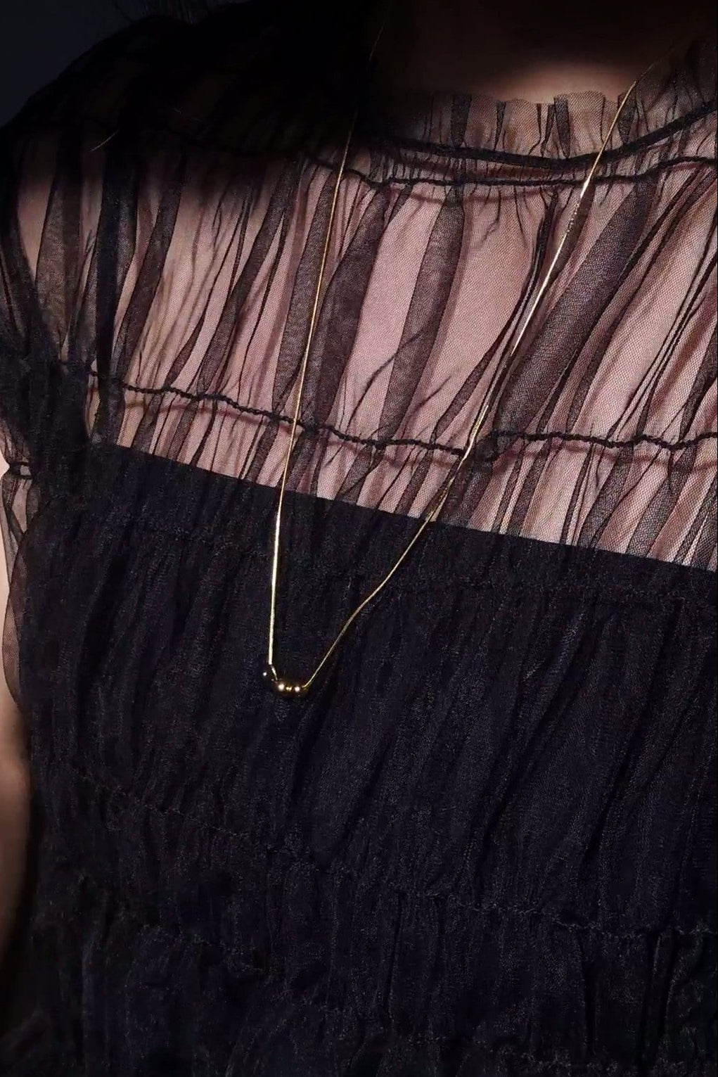 KAGE gold / multiway necklace