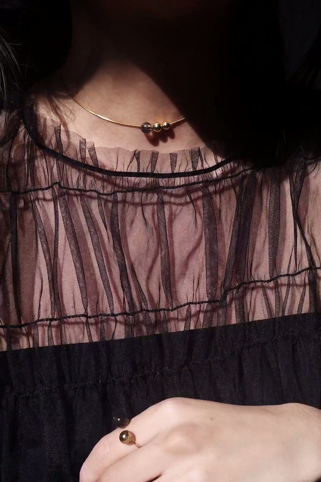 KAGE gold / multiway necklace