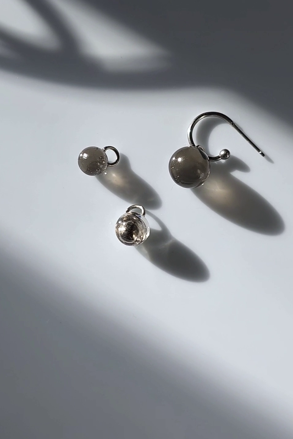 KAGE silver / multiway hoop