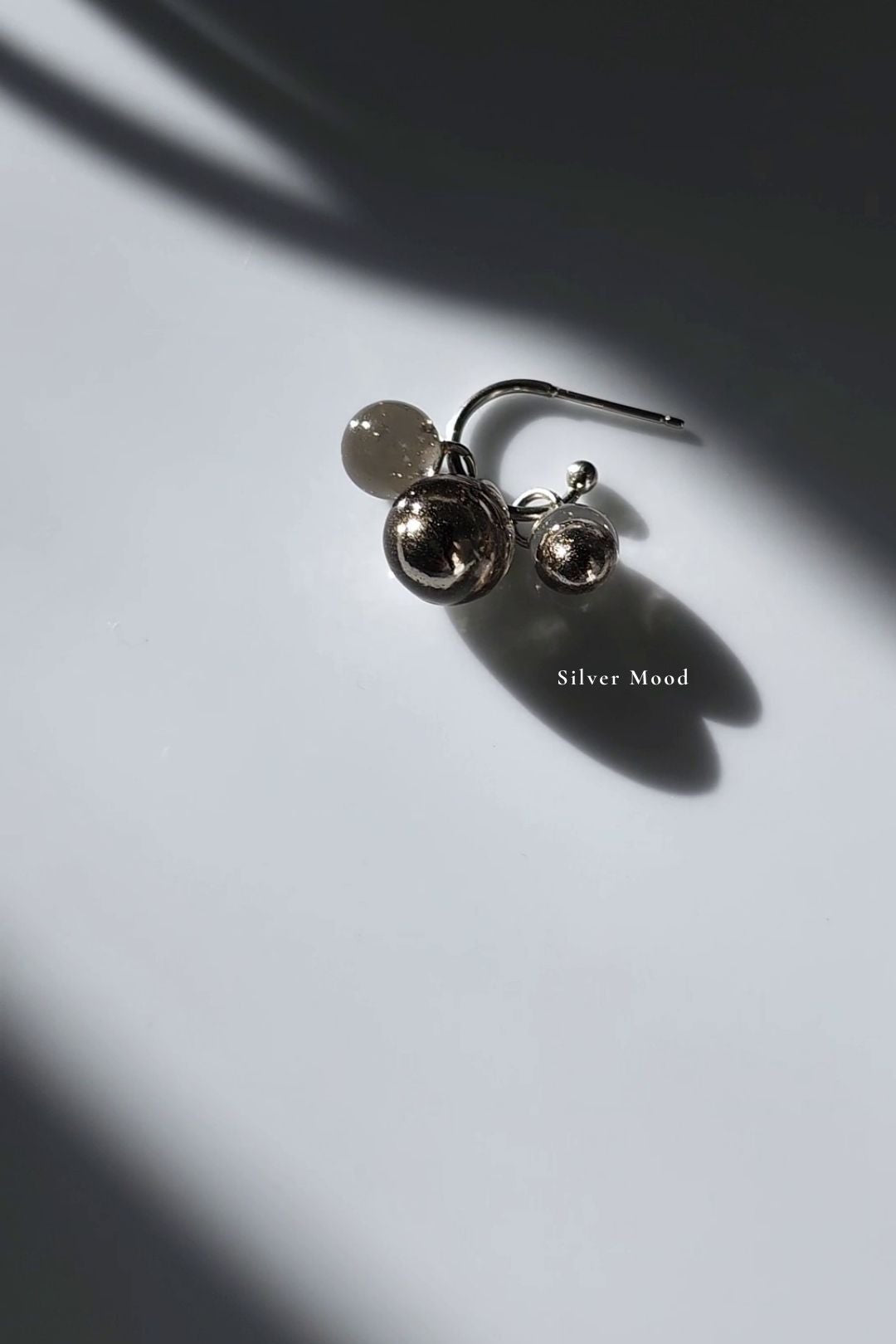 KAGE silver / multiway hoop