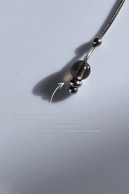 KAGE silver / long drop