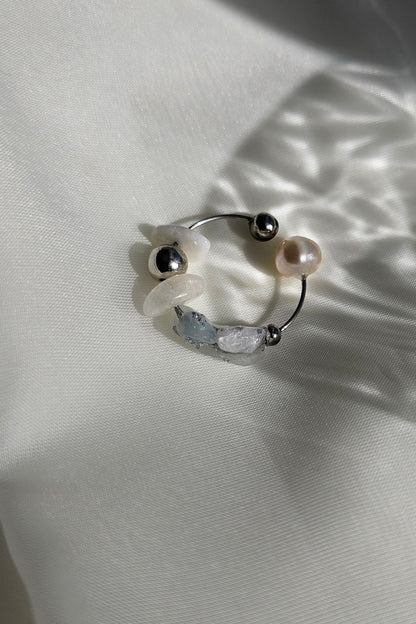 KOORI - grey / multiway ring & ear cuff