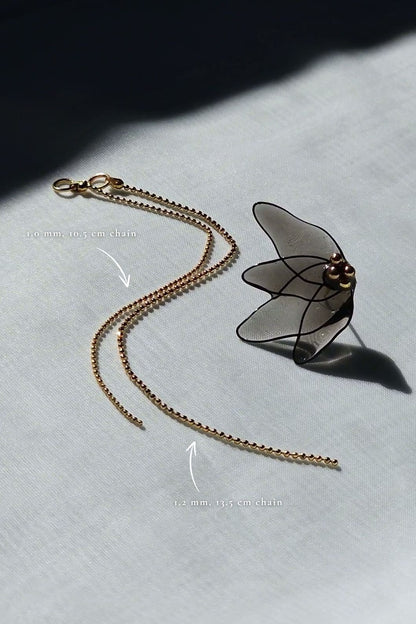 MEIKA black / chain drop