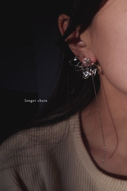 MEIKA - silver / multiway chain drop