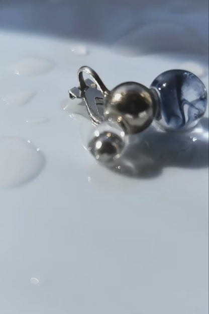 TSUBU mini blue / ear climber