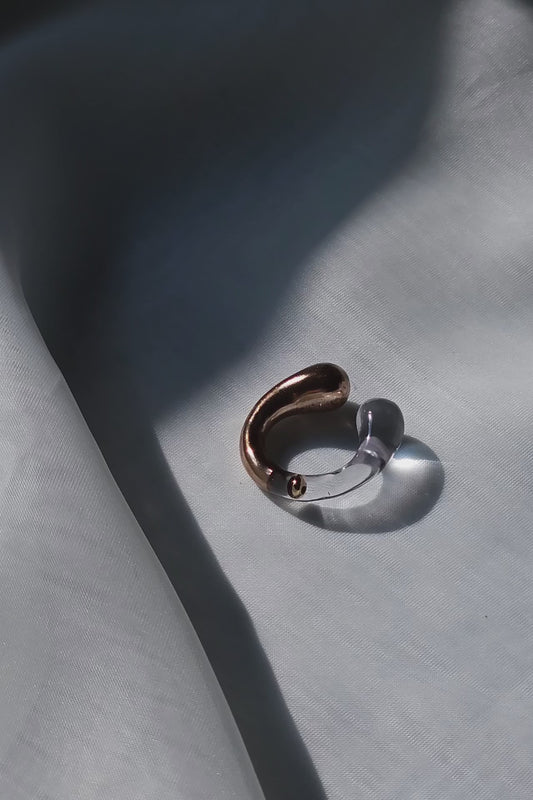 TORORI- gold / multiway ring & ear cuff
