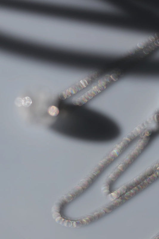 REI silver / multiway orb necklace