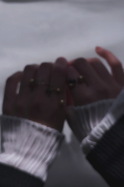 KAGE gold / open ring