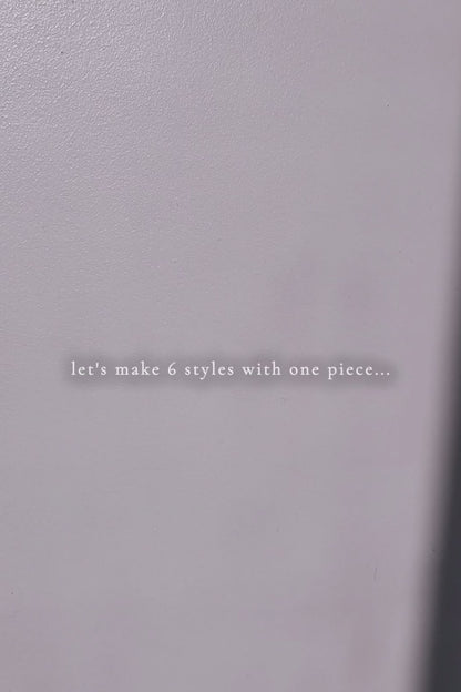 REI silver / multiway short drop