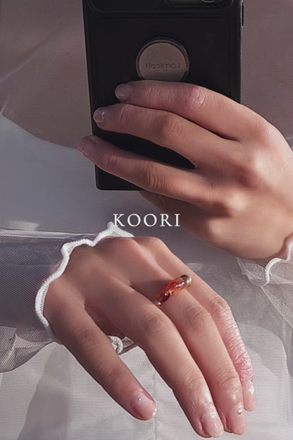 KOORI - carnelian  / multiway ring & ear cuff